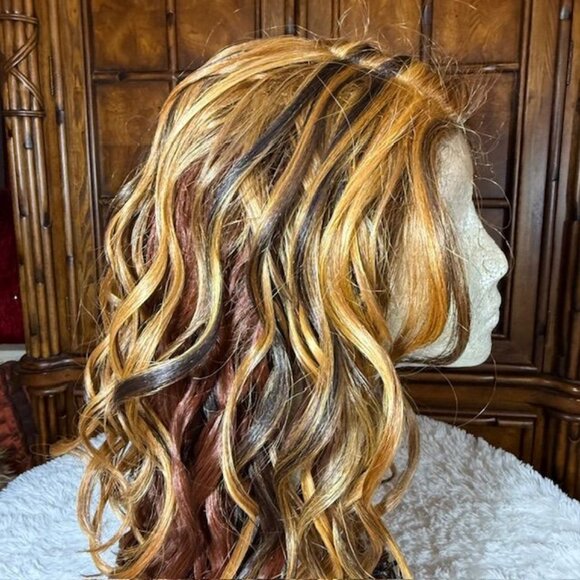 Pazazz PL-Judi Designer Collection 27" Lace Front Wavy Color F467 Synthetic Wig - Picture 11 of 16